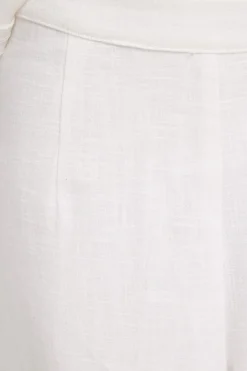 MENORCA LINEN PANT White