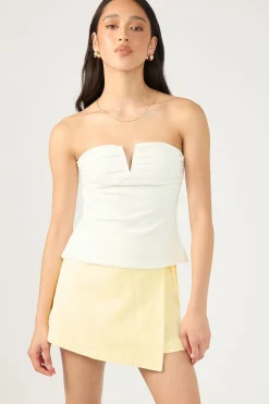 Menorca Tie up Skort Lemon