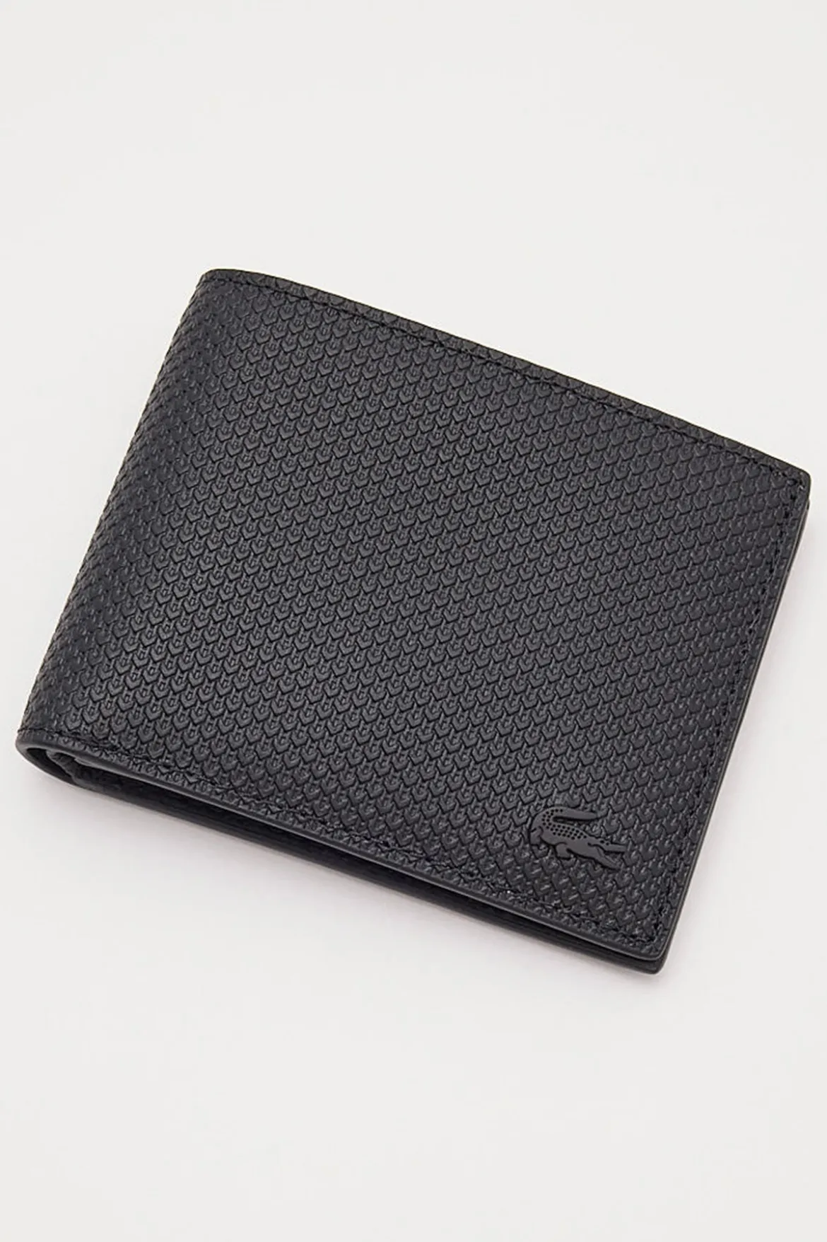 Men's Chantaco Piqu+? Leather 3 Card Wallet Noir