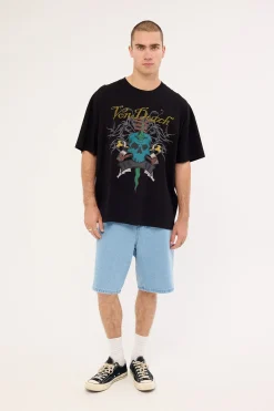 Mens Skull Tee Black
