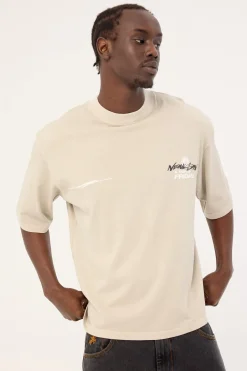 Merch Cropped Street Super Heavy Tee Washed Granite