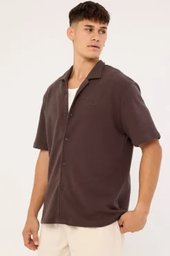 Merge Standard Shirt Dark Brown