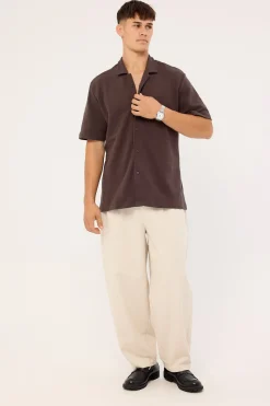 Merge Standard Shirt Dark Brown