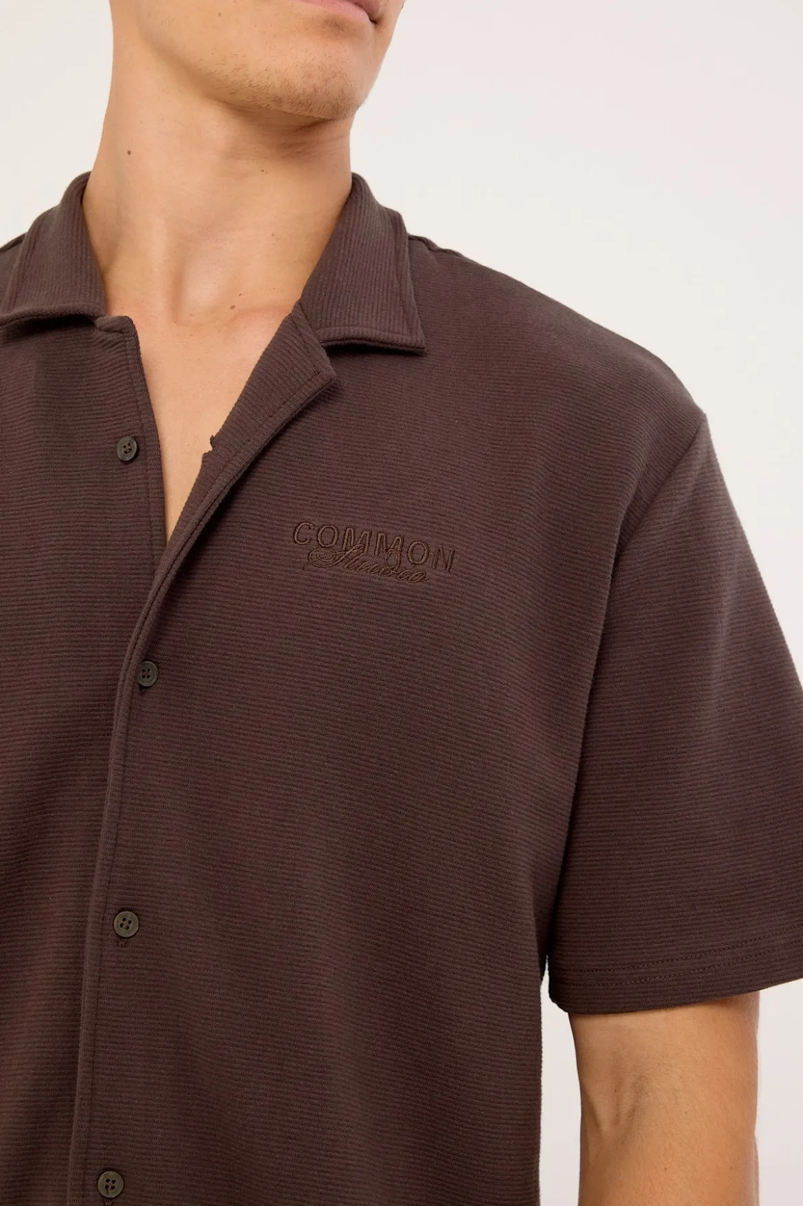 Merge Standard Shirt Dark Brown