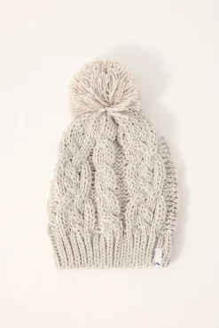 Mermaid Beanie Ecru Marle