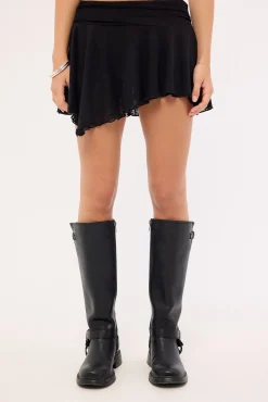 Meshiah Mesh Mini Skort Black