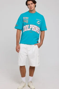 Miami Loopback Raptor Tee Aqua