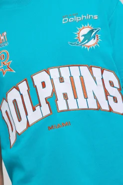 Miami Loopback Raptor Tee Aqua