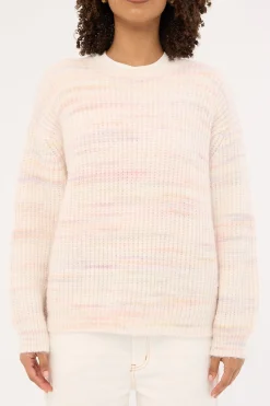 Mica Marle Knit Jumper Pink Marle
