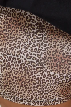 Micro Leopard Booty Shorts Animal Print