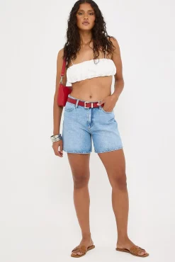 MID A-LINE SHORT Gemstone Fade