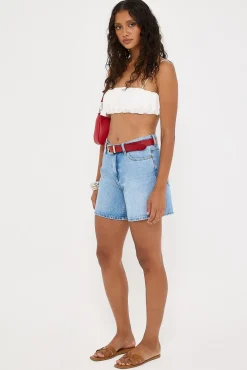 MID A-LINE SHORT Gemstone Fade