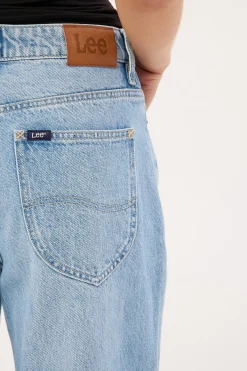 Mid Baggy Petite Jean Skyline Blue