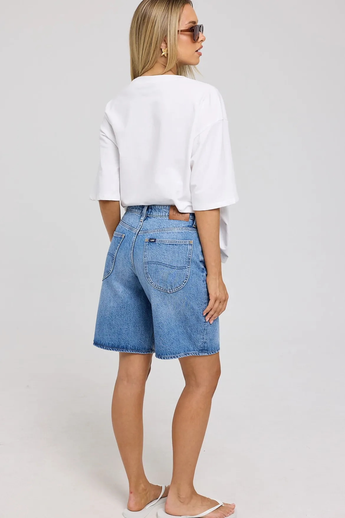 Mid Baggy Short Blue Fire
