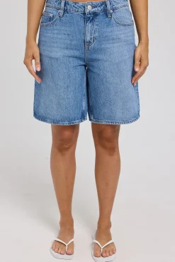 Mid Baggy Short Blue Fire