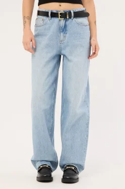 Mid Baggy Taper Jean Concrete Blue