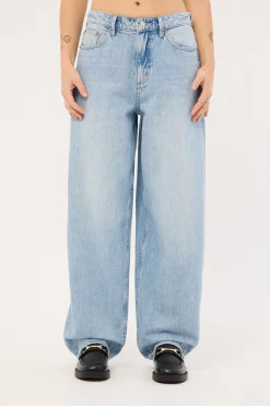 Mid Baggy Taper Jean Concrete Blue