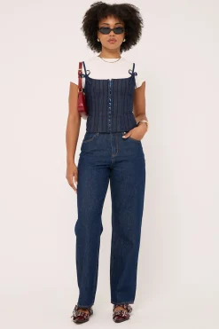 Mid Bella Baggy Jean Inkspot