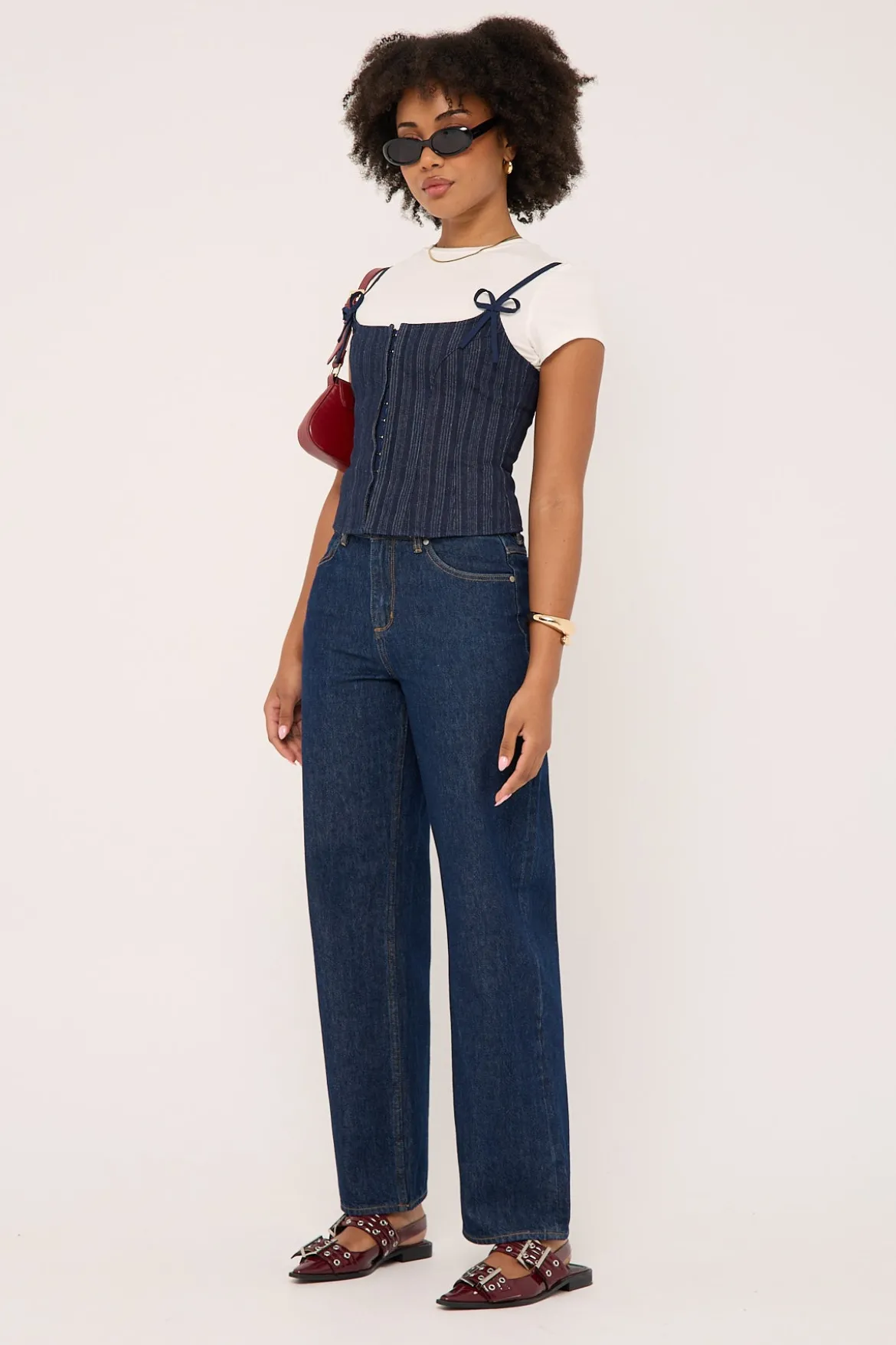 Mid Bella Baggy Jean Inkspot