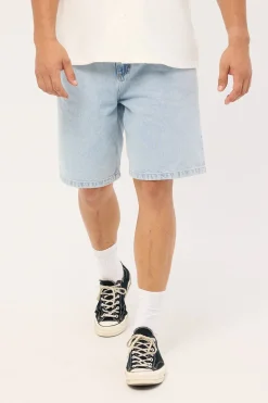 Mid Slacker Denim Short Serenity Blue