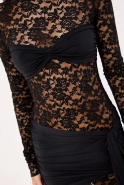 Midnight Mini Dress Onyx