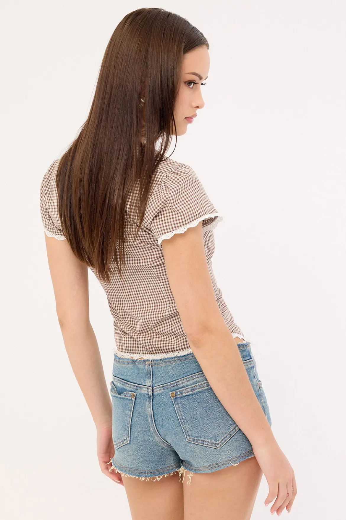 Mika Low Rise Micro Short Dirty Dust Blue