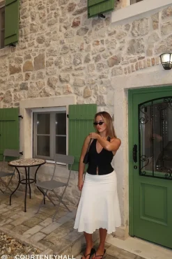 Mimsy Midi Skirt White
