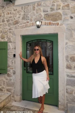 Mimsy Midi Skirt White