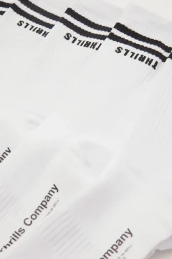 Minimal Thrills 5 Pack Sock White