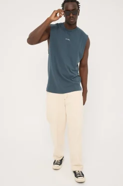Minimal Thrills Merch Fit Muscle Tee Dark Slate