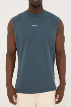 Minimal Thrills Merch Fit Muscle Tee Dark Slate