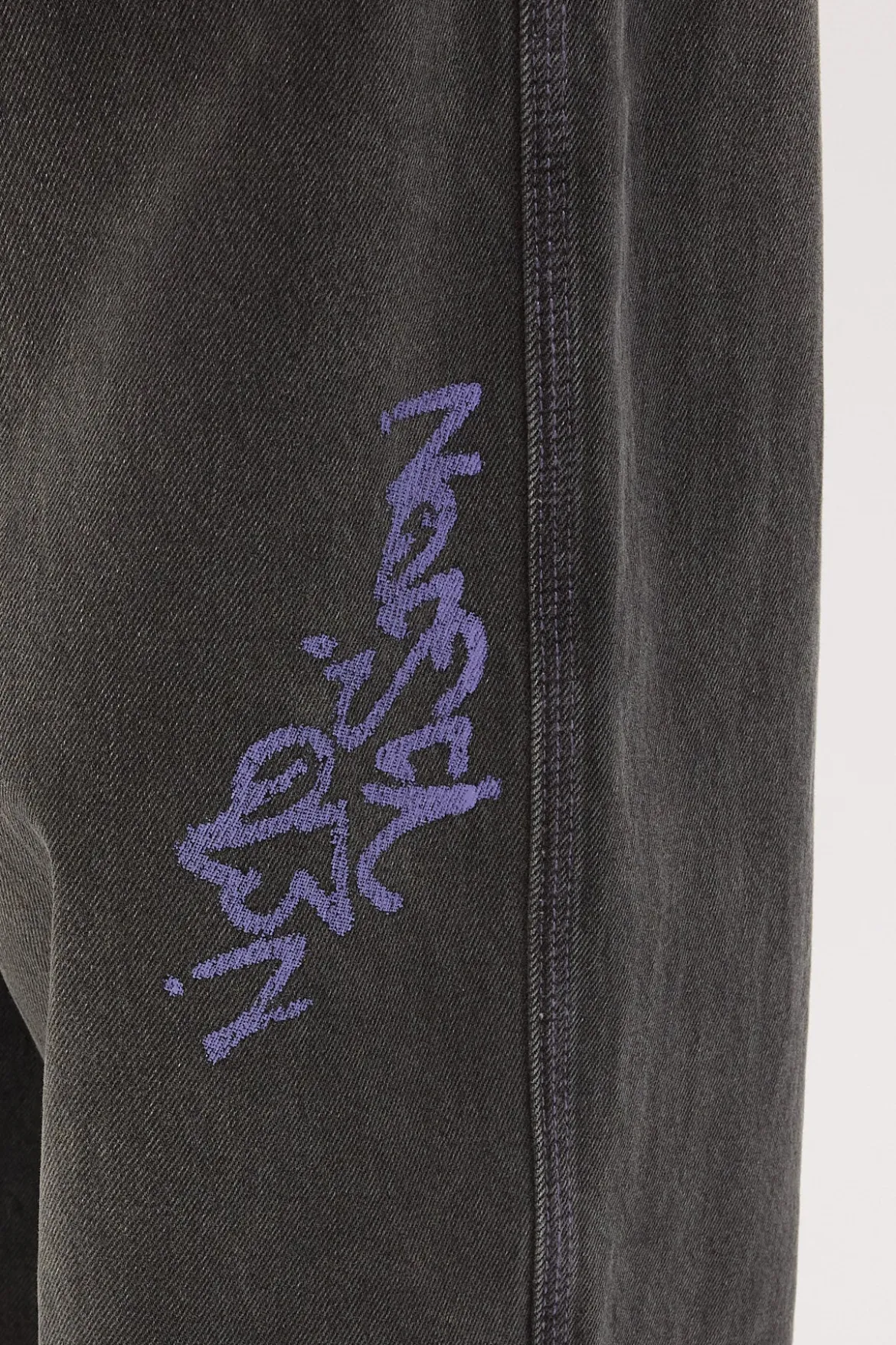 Misfit Behemoth Super Baggy Jean Ash Black
