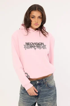 Misfit Relaxed Hoodie Pink