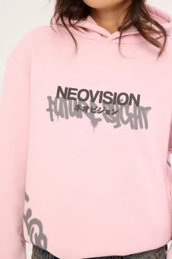 Misfit Relaxed Hoodie Pink