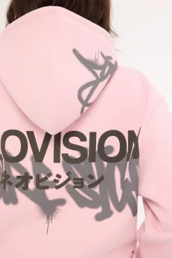 Misfit Relaxed Hoodie Pink