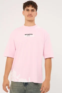 Misfit Street Super Heavy Tee Candy Pink