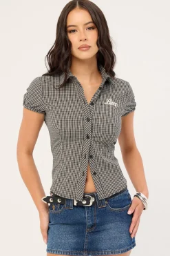 Missy May Shirt Black/Cream