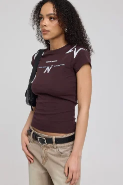 Modulate Baby Tee Darkest Brown