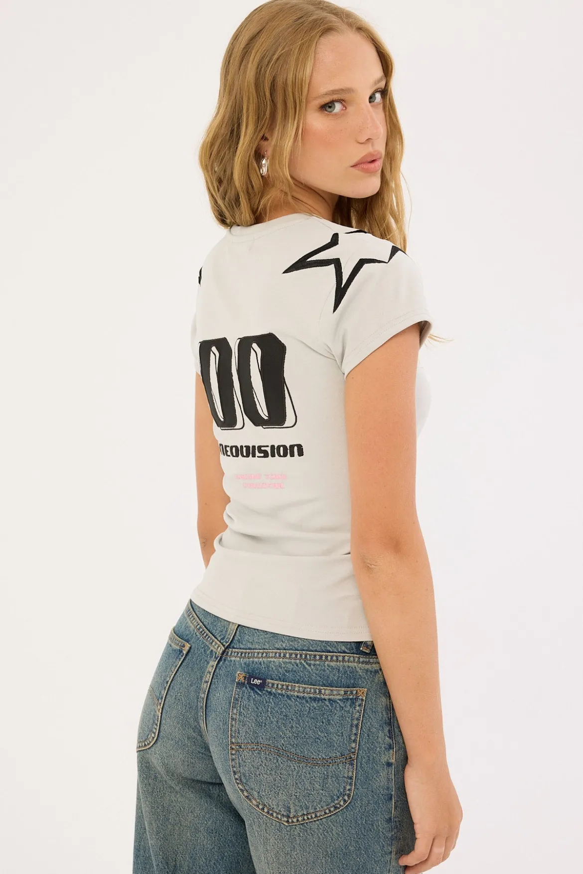 Modulate Baby Tee Grey