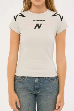 Modulate Baby Tee Grey