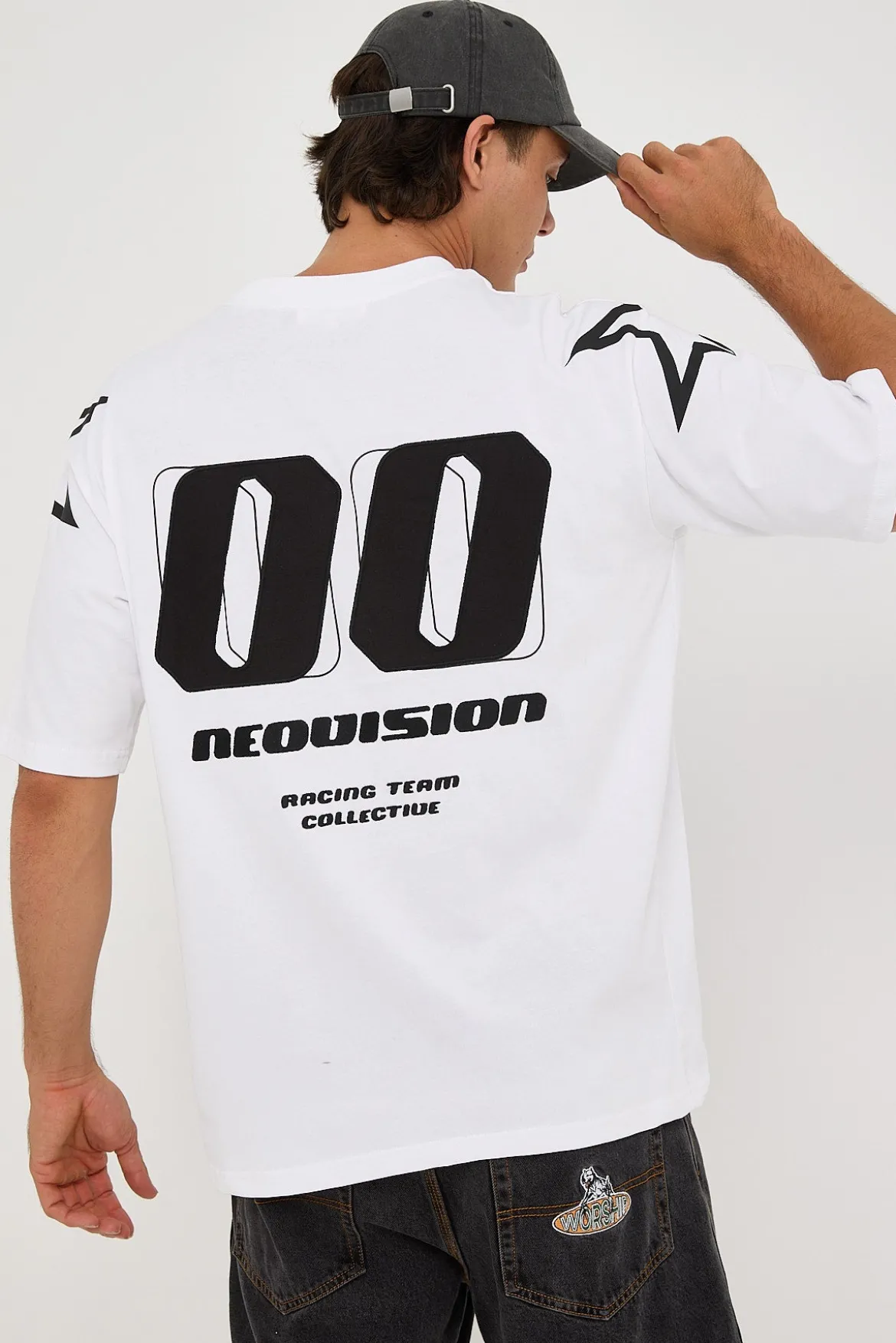 Modulate Oversize Super Heavy Tee White