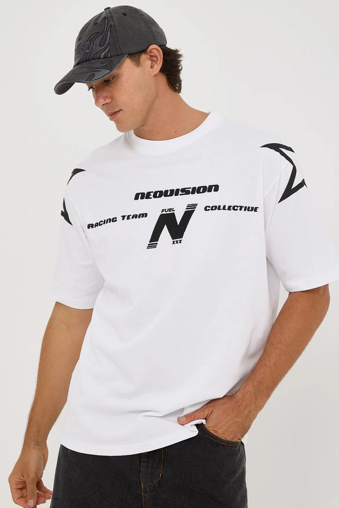 Modulate Oversize Super Heavy Tee White