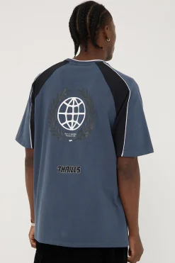 Momentum Oversize Fit Tee Dark Slate