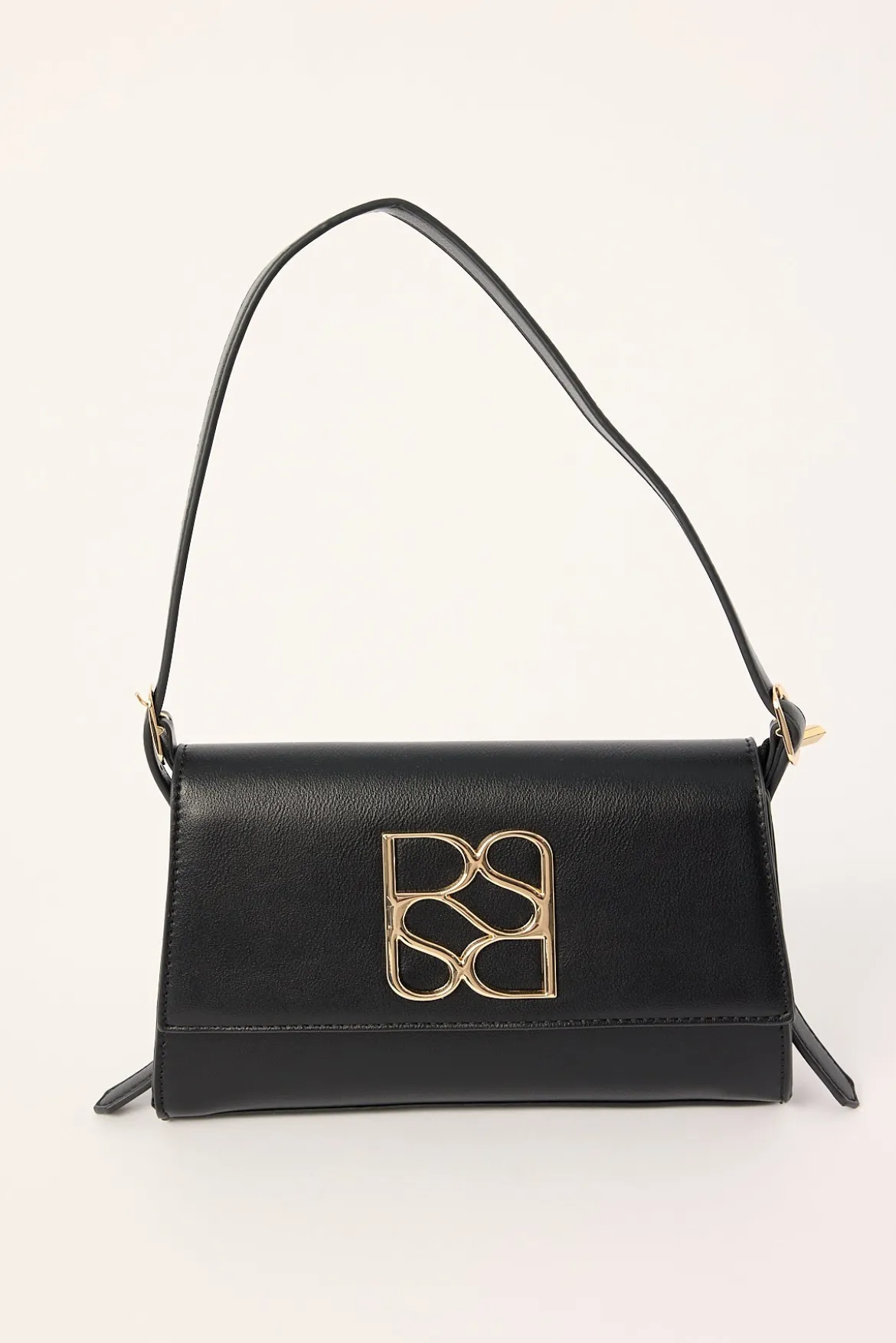 Monogram Shoulder Bag Black