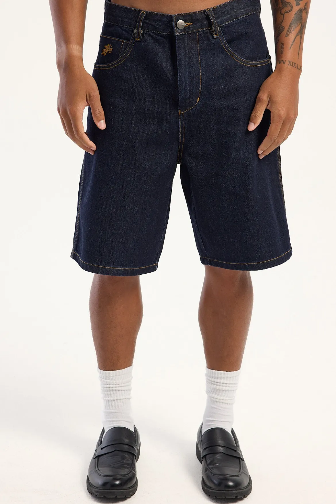 Morality Big Dawg Jean Short Raw Indy