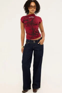 Morality Super Low Baggy Jean Raw Indy