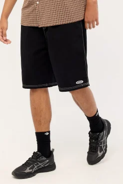 Morgul Stray Baggy Elastic Waist Short Black