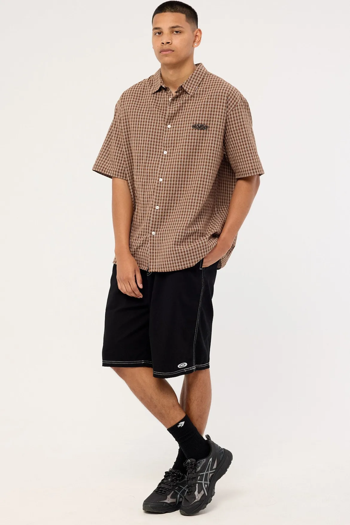 Morgul Stray Baggy Elastic Waist Short Black