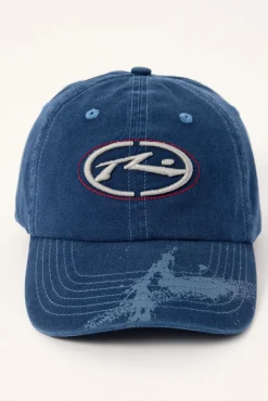 Morning Glory 6 Panel Cap Navy