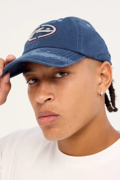 Morning Glory 6 Panel Cap Navy